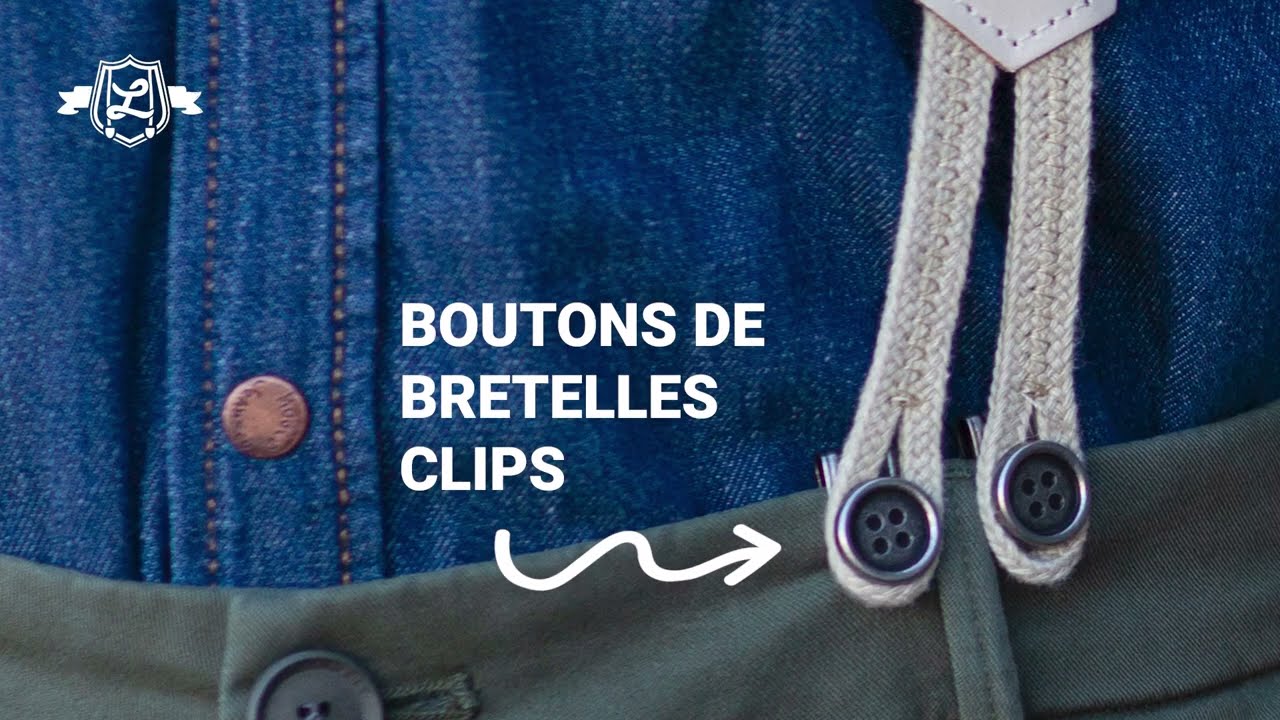 Boutons pour bretelles à clipser (sans couture)