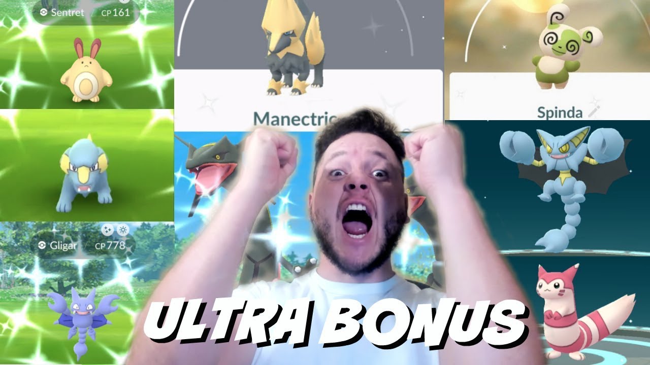 THE INSANITY! 20x NEW SHINYS CAUGHT 2x SHINY GLIGARS & SENTRET & EVOLUTIONS ULTRA BONUS POKEMON GO