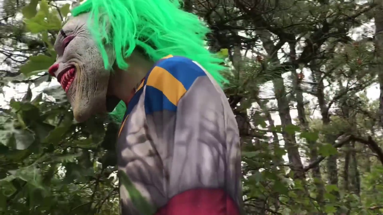 SAVING HIM FROM CREEPY KLOWN IN THE WOODS!
