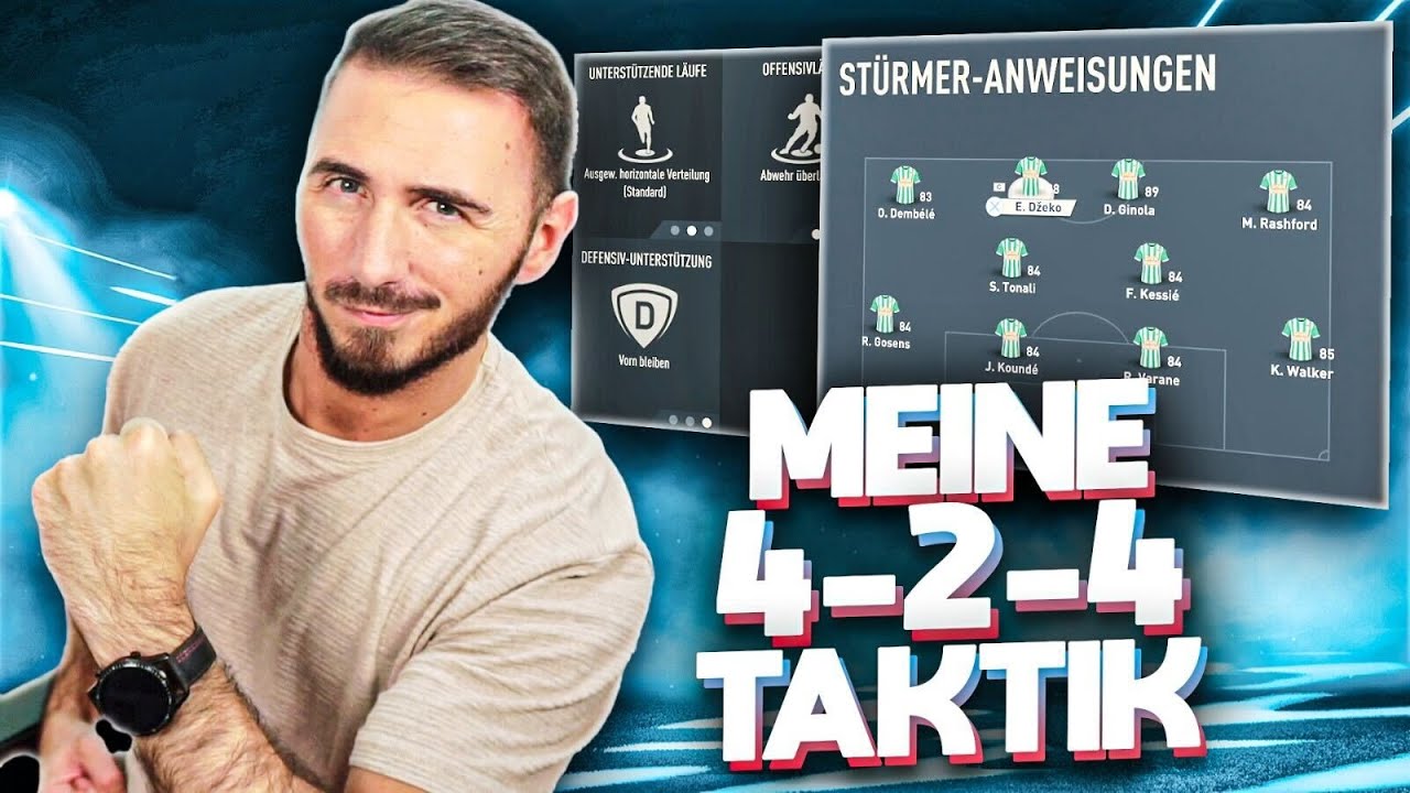 FIFA 23: MEINE 4-2-4 TAKTIK - SO DURCHBRICHST DU JEDE DEFENSIVE! | DYNAMIC TACTICS TUTORIAL