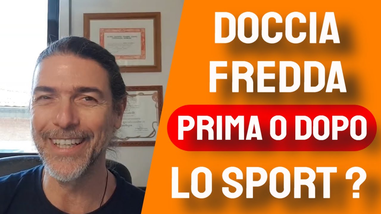Doccia fredda e Sport: Prima o dopo?