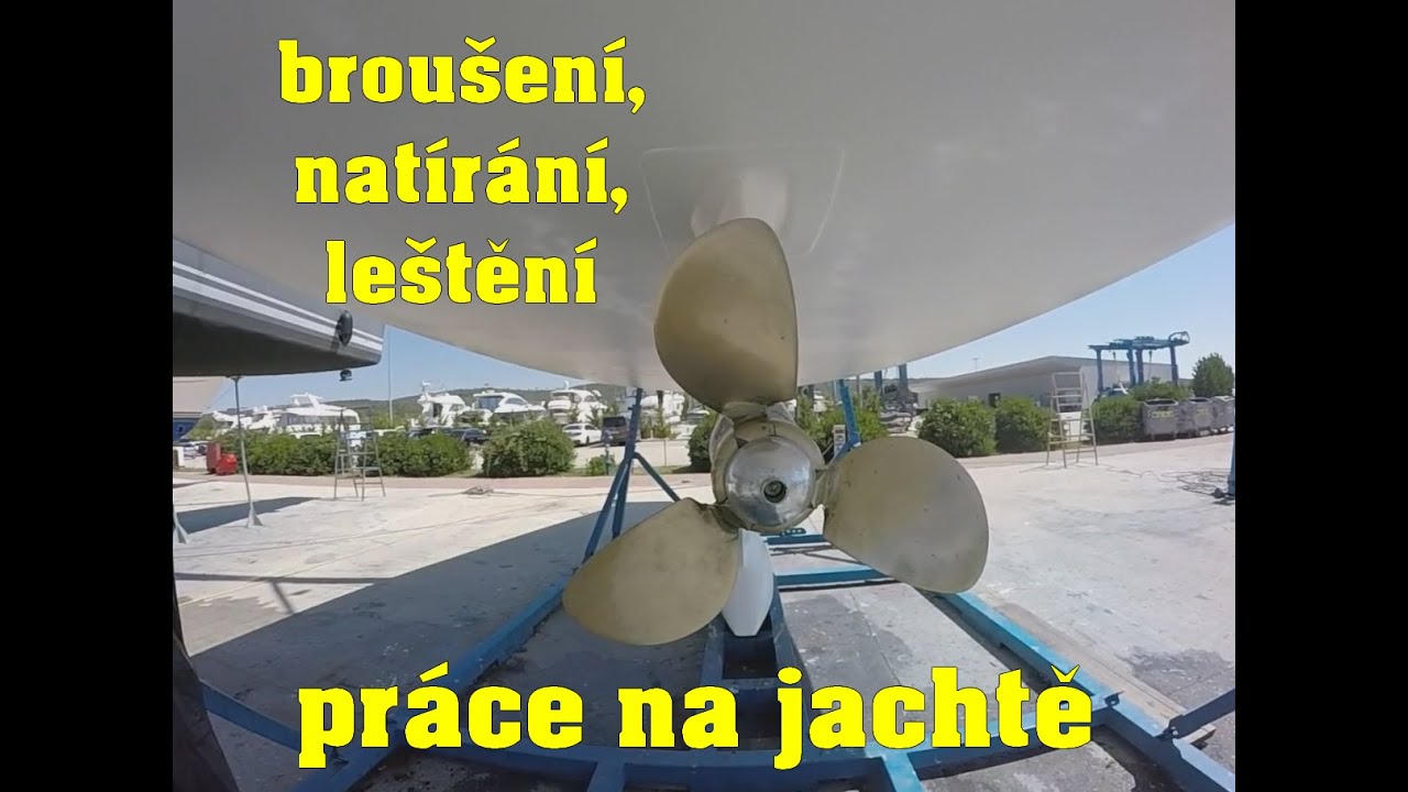 Servis Jachty V Největším Vedru, Bez Času A Peněz - Broušení, Natírání, Leštění, Chorvatsko, Marina