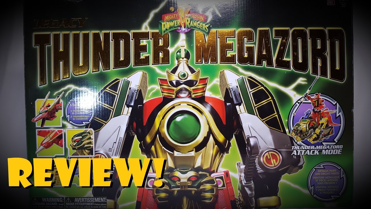 SHOKY REVIEWS: POWER RANGERS LEGACY THUNDER MEGAZORD