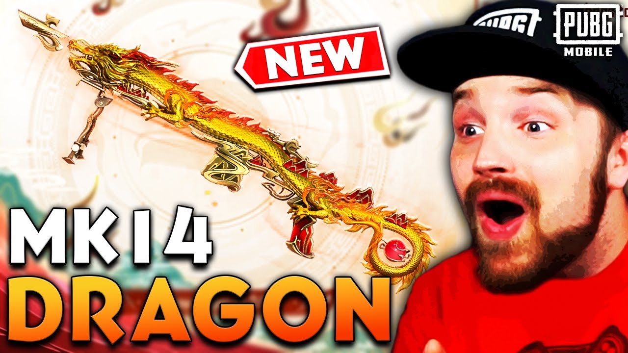 FULLY MAXED MK14 DRAGON GUN LAB! PUBG MOBILE