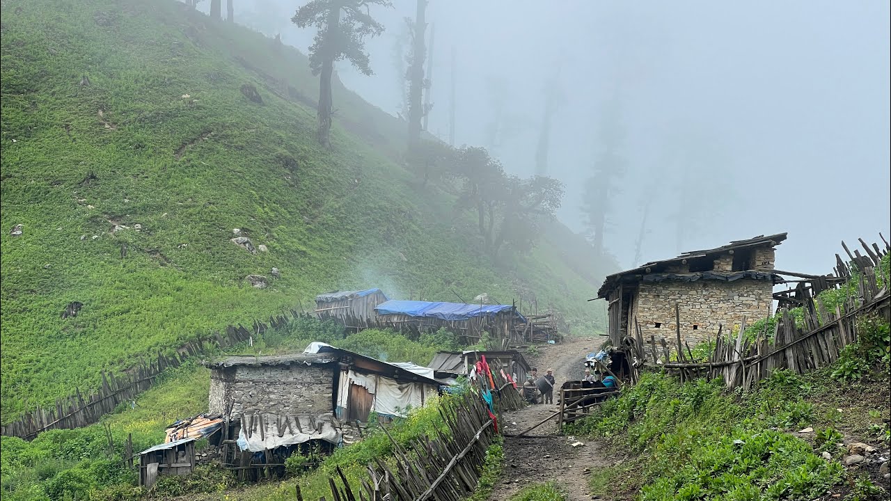 Most Peaceful Nepali Mountain Village Life and Rural Village People Lifestyle || IamSuman