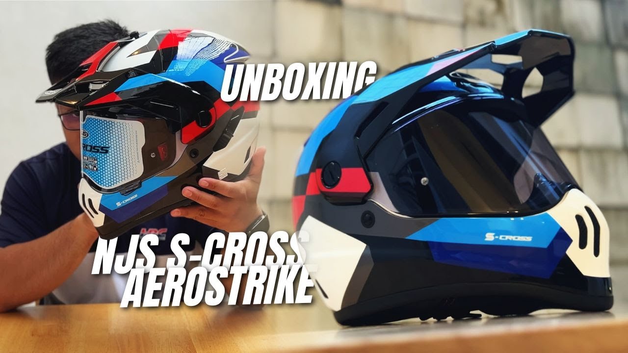 Helm Lokal Ini Nggak Kaleng-Kaleng‼️NJS S-CROSS AEROSTRIKE Unboxing & Impresi Jujur