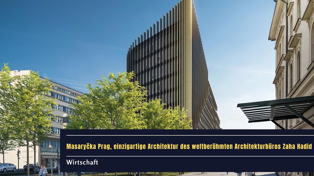 Masaryčka Prag, einzigartige Architektur des weltber&uuml;hmten Architekturb&uuml;ros Zaha Hadid