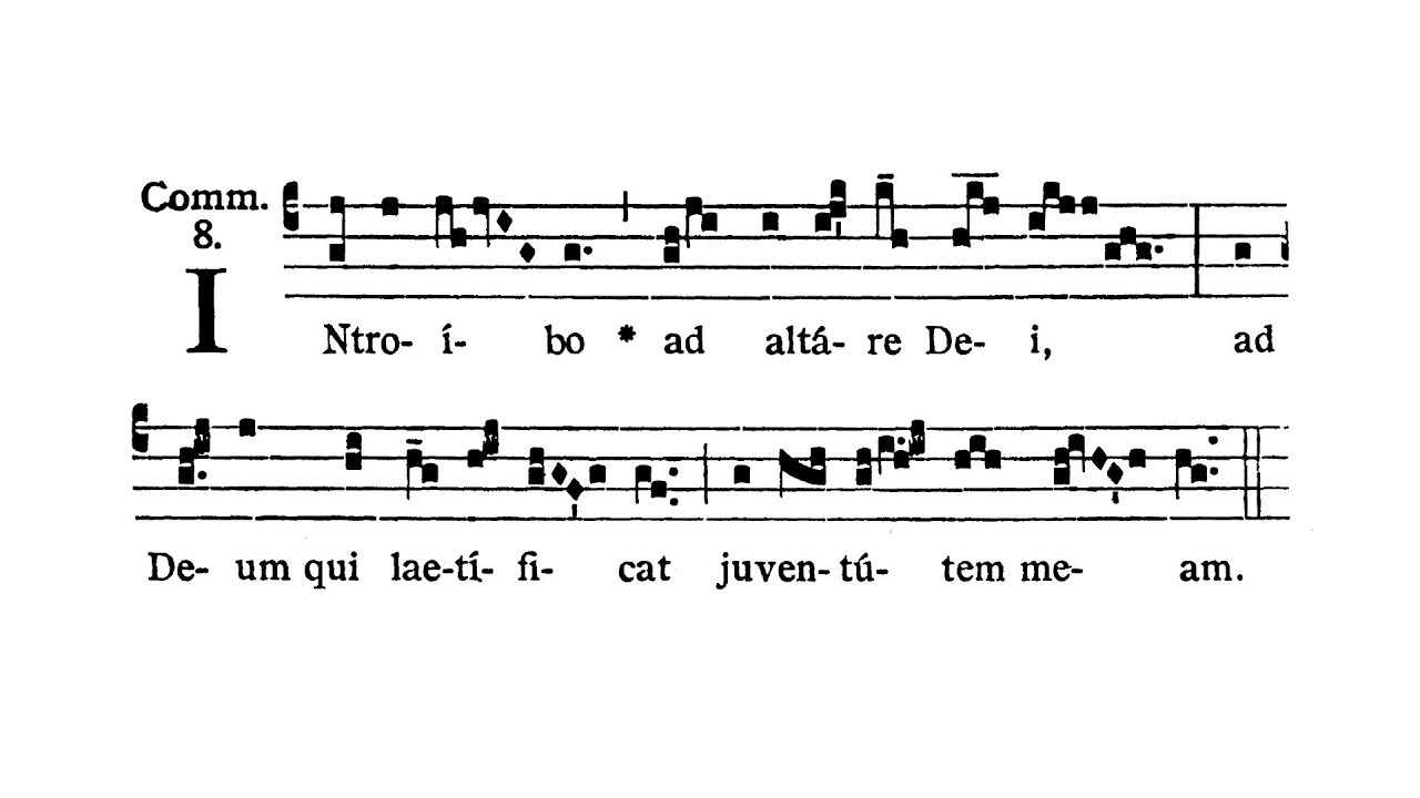 Dominica in Sexagesima (Niedziela Sześćdziesiątnicy) - Communio (Introibo ad altare Dei)