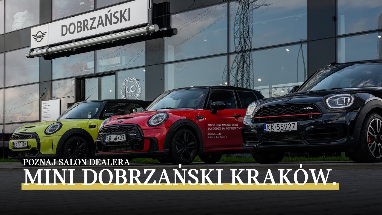 💛 Poznaj MINI Dobrzański Krak&oacute;w - największego dealera MINI w południowej Polsce