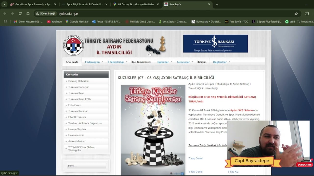 TÜRKİYE SATRANÇ FEDERASYONU LİSANS BAŞVURU ARALIK 2024 @lightmagic3399 @TurkishChess