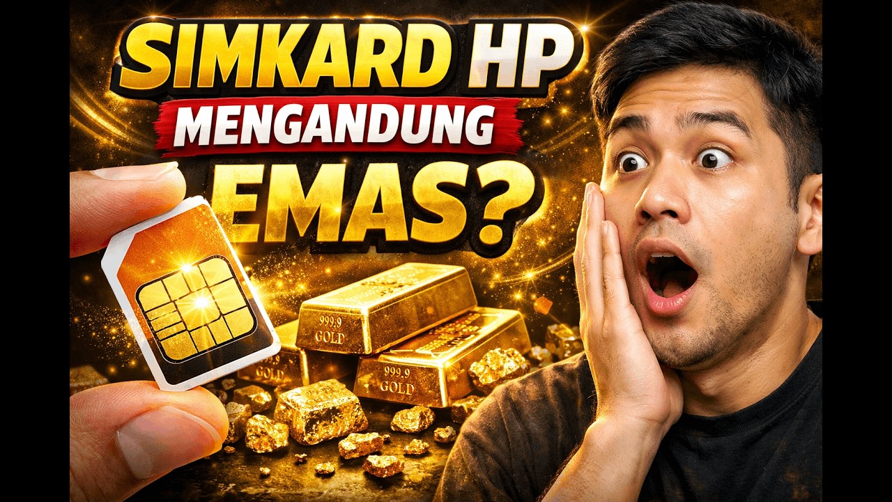 Simcard HP mengandung emas? #simcard #emas