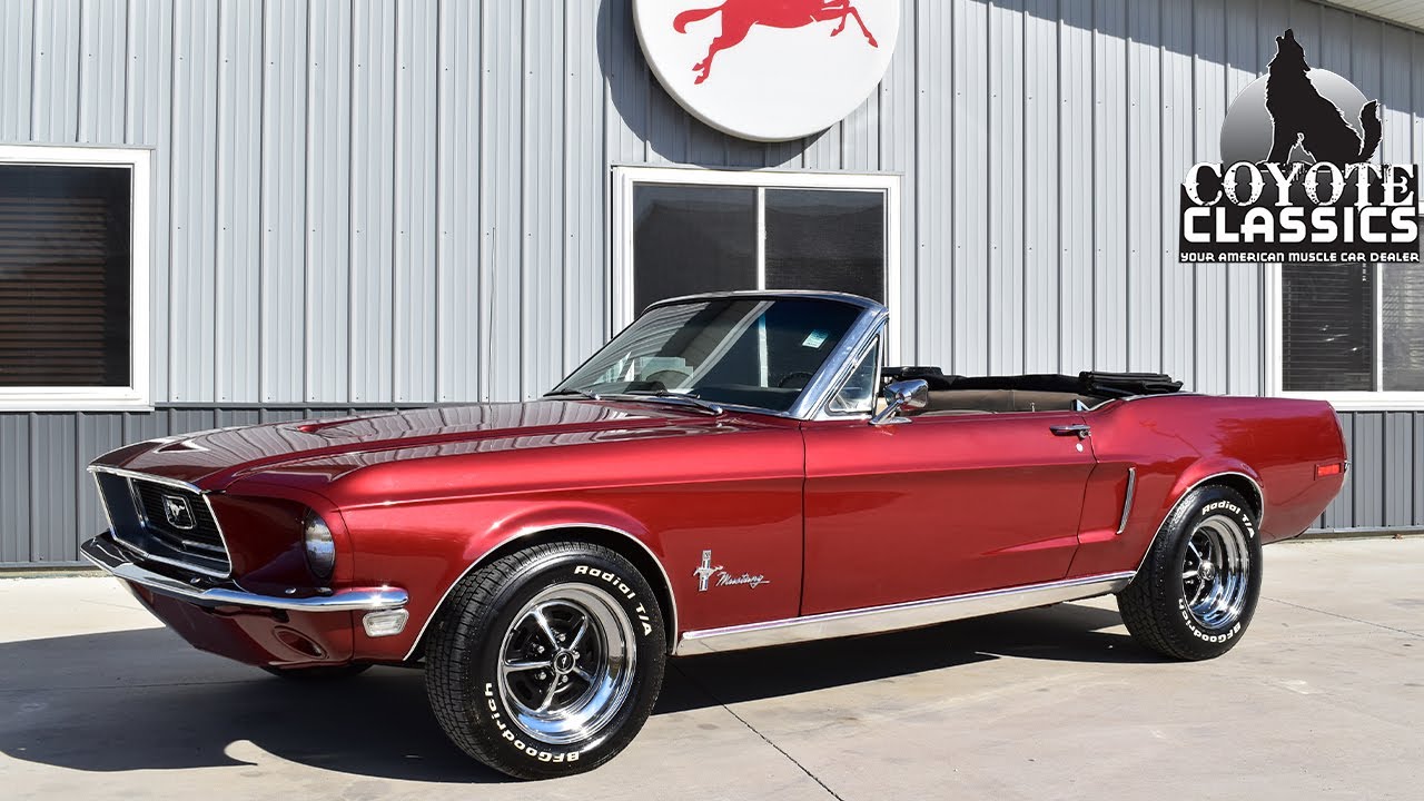 1968 Mustang Convertible (SOLD) at Coyote Classics