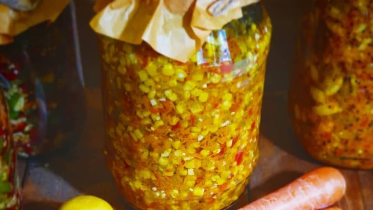 مكدوس الذره مطبخ ام طلال