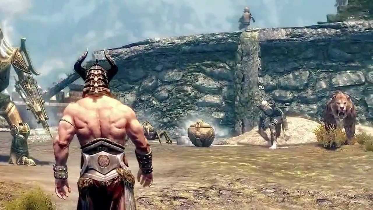 Skyrim Battles - All Creatures in Skyrim Free-for-All