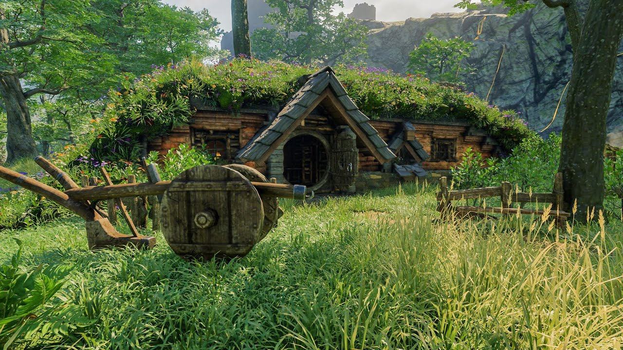 How To Build a Hobbit Hole Starter Base in Enshrouded!