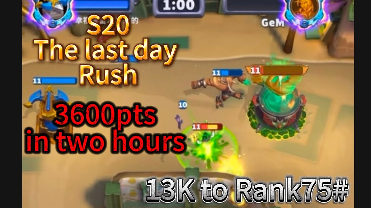 From Nobody to Rank 75 in Just 2.5 Hours! 【女王巨魔】最后一天2.5小时从13K打进100名🚀#warcraftrumble 