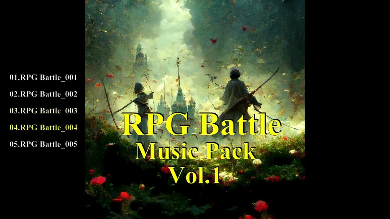 RPGツクールMZ/MV向け公式DLC「RPG Battle Music Pack Vol.1」試聴用PV
