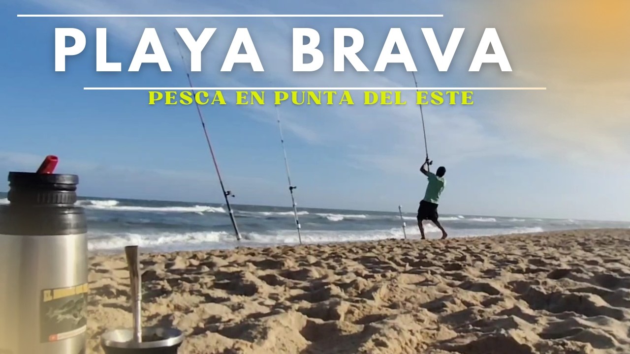 Pesca en La Brava de Punta del Este