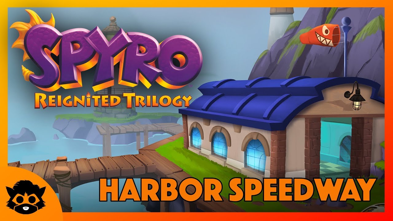 Spyro 3 (Reignited) | Part 34: Harbor Speedway 100% (All Gems & Eggs)