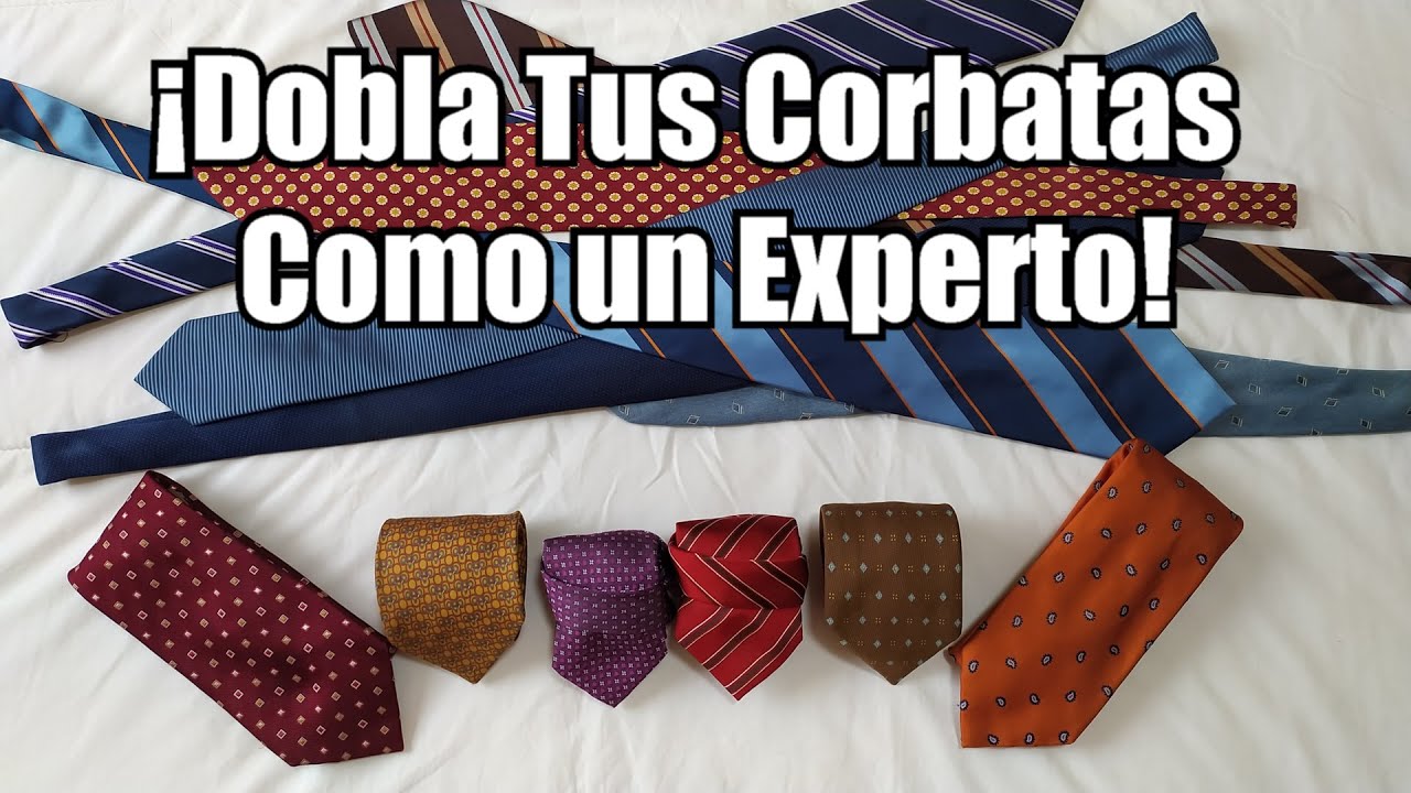 Dobla Tus Corbatas Como un Experto: Ahorra Espacio y Evita el Polvo! 🎩✨