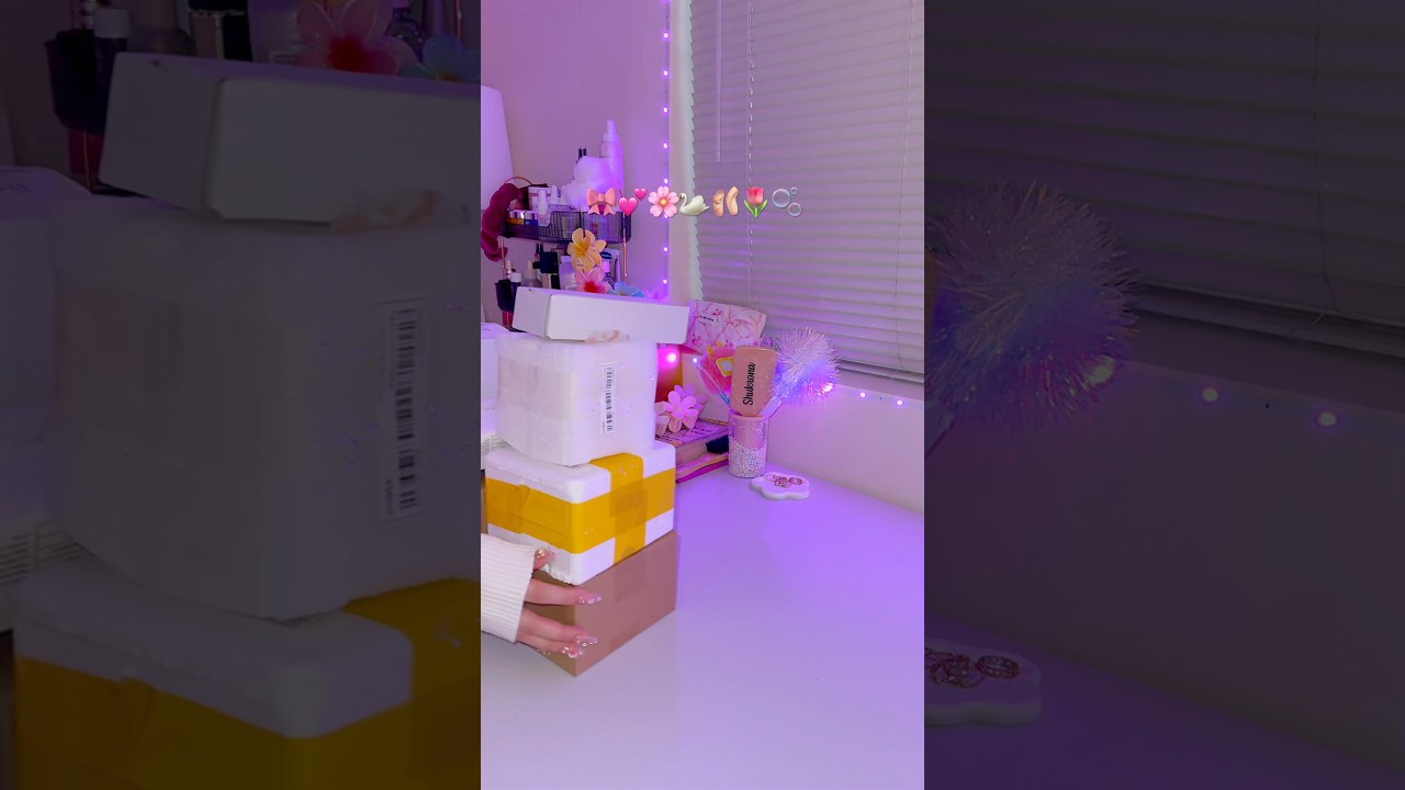 Shein haul🎀 Girly things💕 cute cup #pink #unboxing #shein #girls #creator