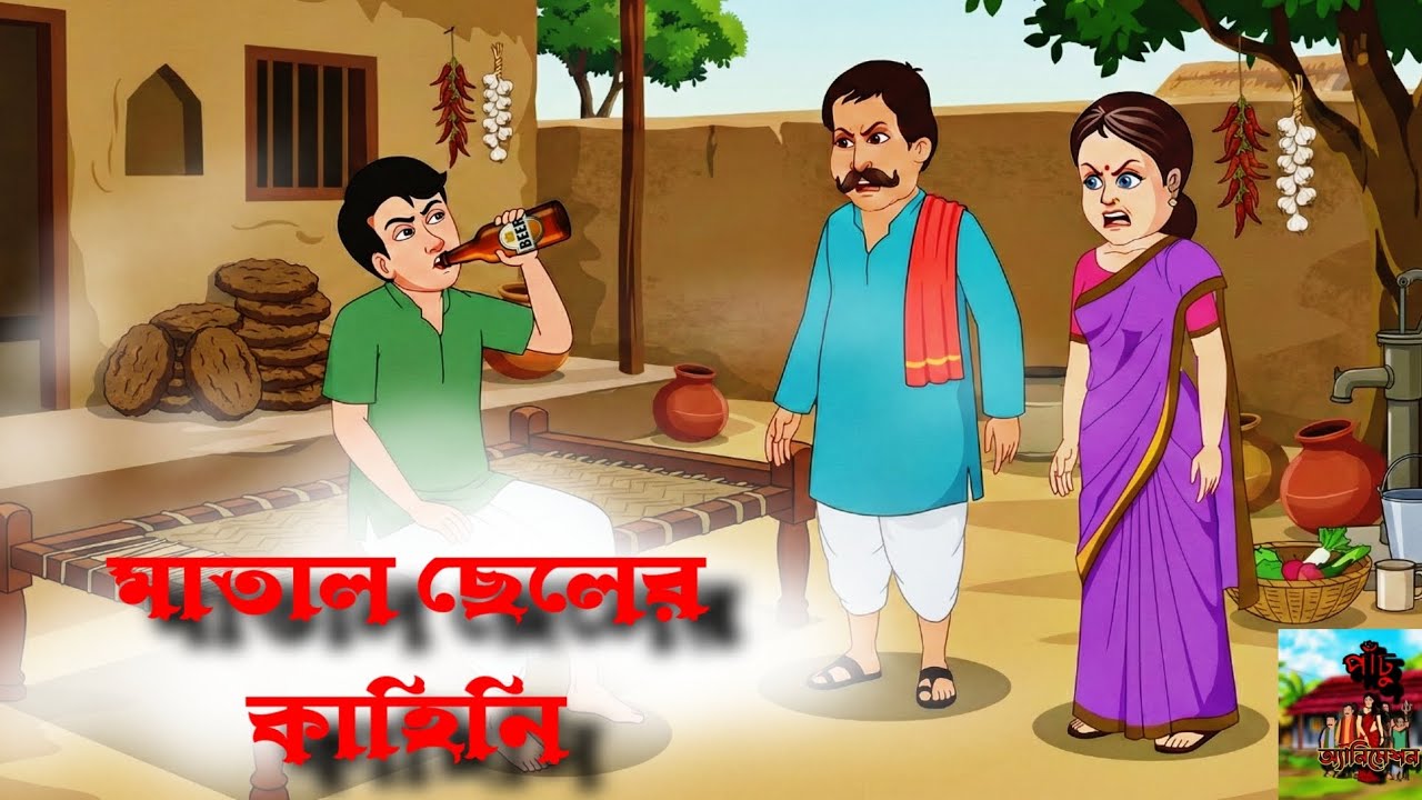 মাতাল ছেলের কাহিনি।। MATAL CHELER KAHINI।। RUPKOTHAR GOLPO।। BANGLA CARTOON।। PACHU ANIMATION || 