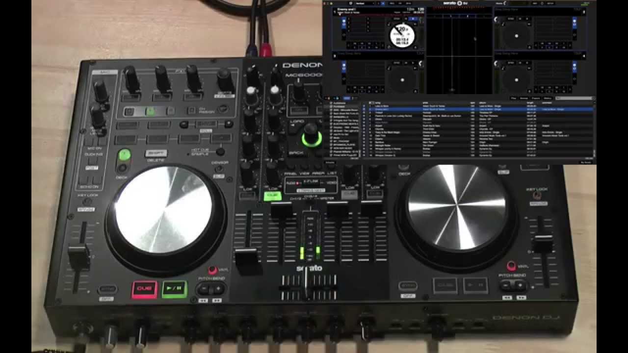 DJ-контроллер DENON MC6000 MK2. Инструкция по быстрому старту.