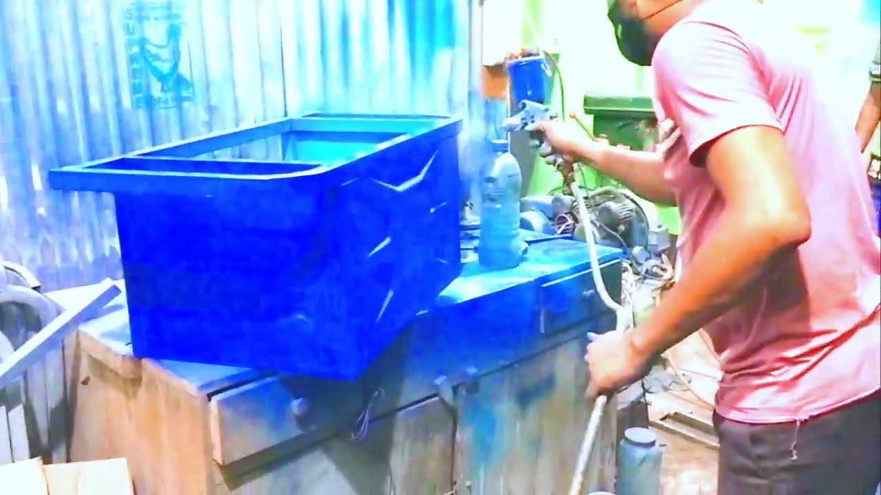 অটো ইজিবাই ক রং করা দেখব