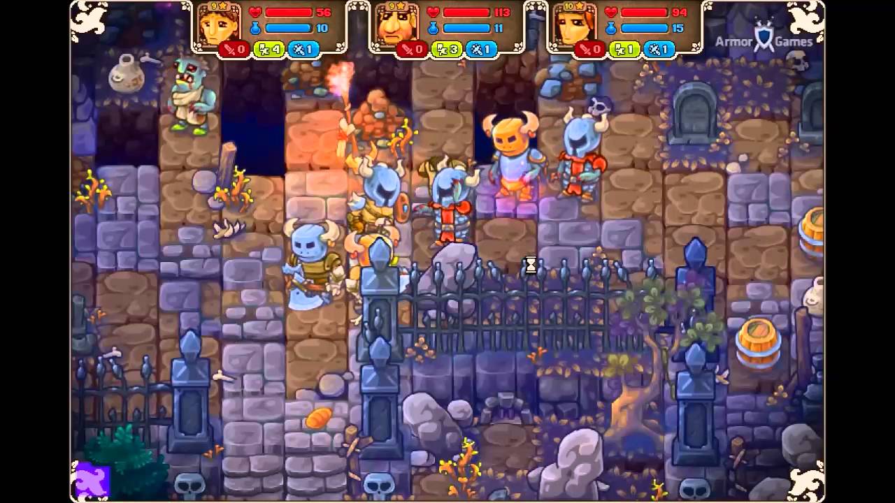 Knighttron: Cemetery 5 - Dark Party [No exp.Potion] (18/23)