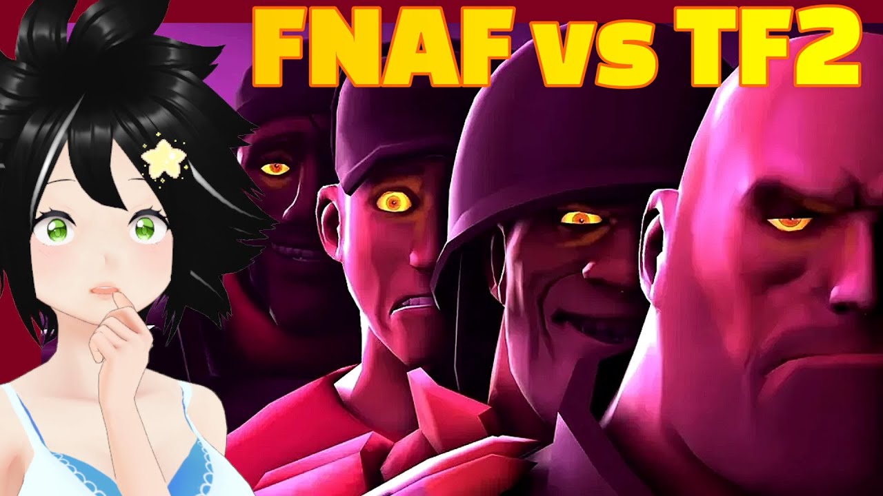 FNAF vs TF2 - Episode 1 [SFM] REACTION! #vtuber #reaction #tf2