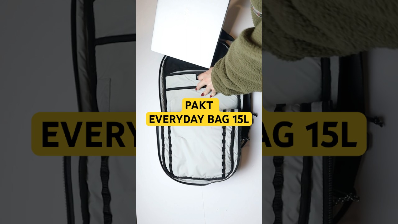 Pakt Everyday Bag 15L (pack with me)