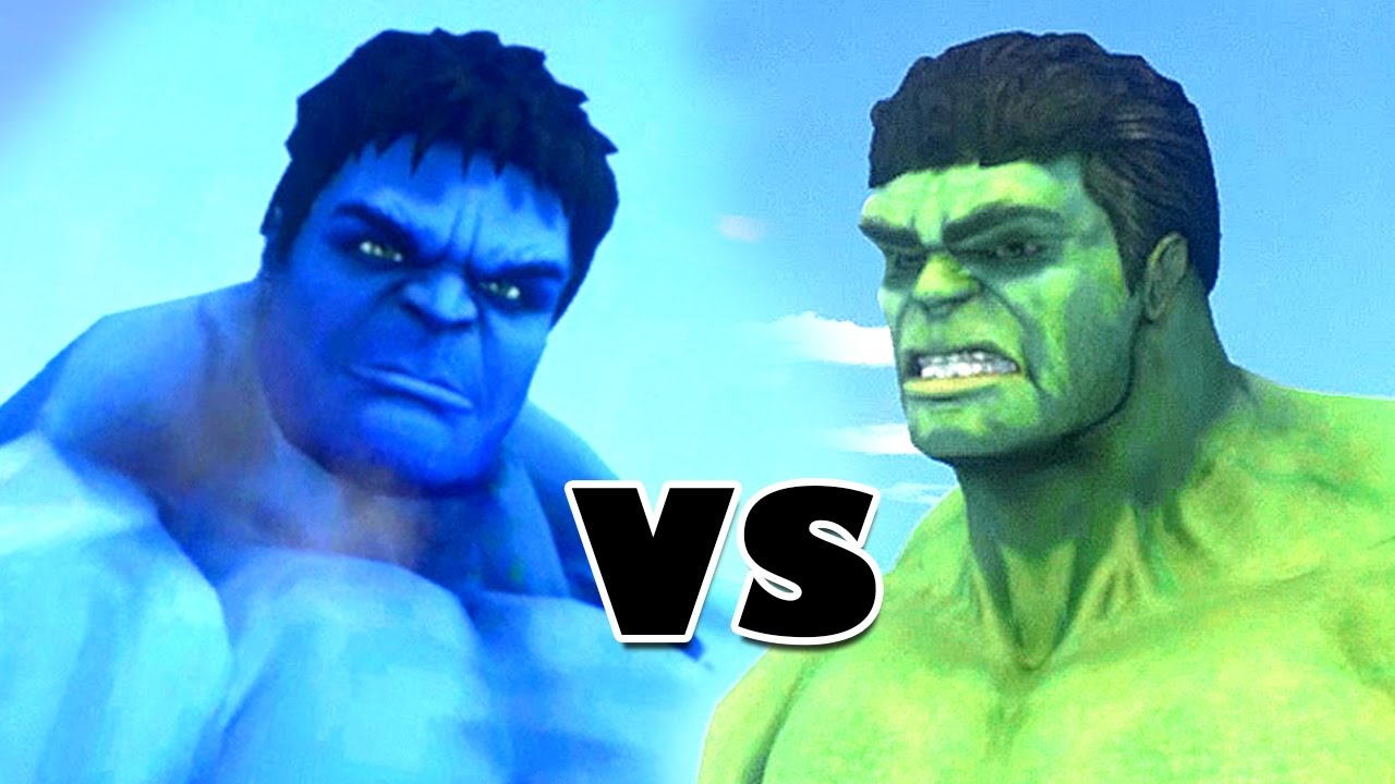 BLUE HULK vs HULK | GTA IV