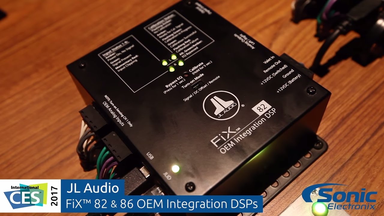 Интеграция DSP-процессоров JL Audio FiX OEM и программное обеспечение для управления DSP TüN | CE...