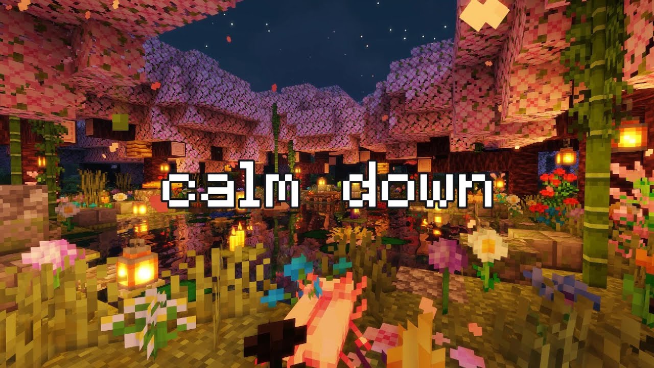 calm your mind down, take a break...(minecraft music with nature ambience)