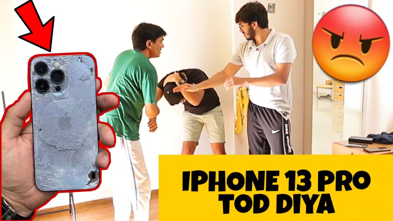 My Brother Gifted Me IPHONE 13 Pro😍 // मैंने तोड़ दिया 😡