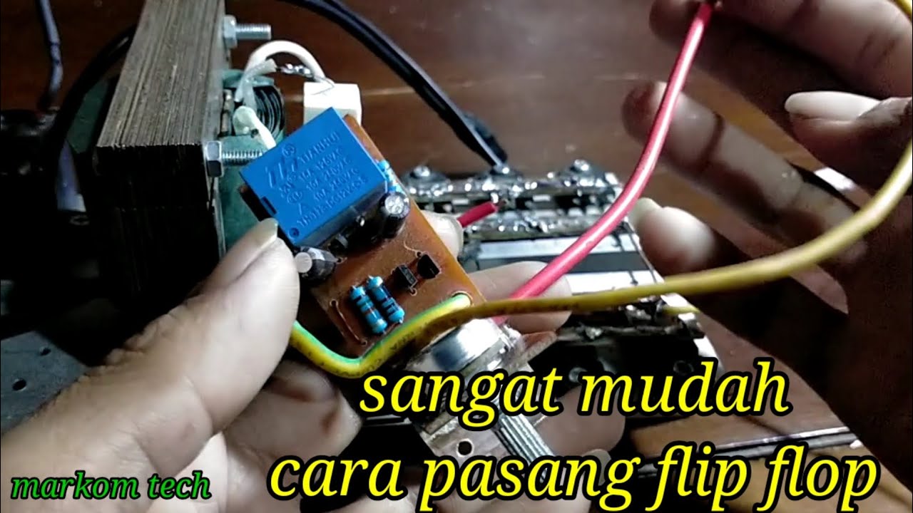 cara pasang flip flop setrum PAC