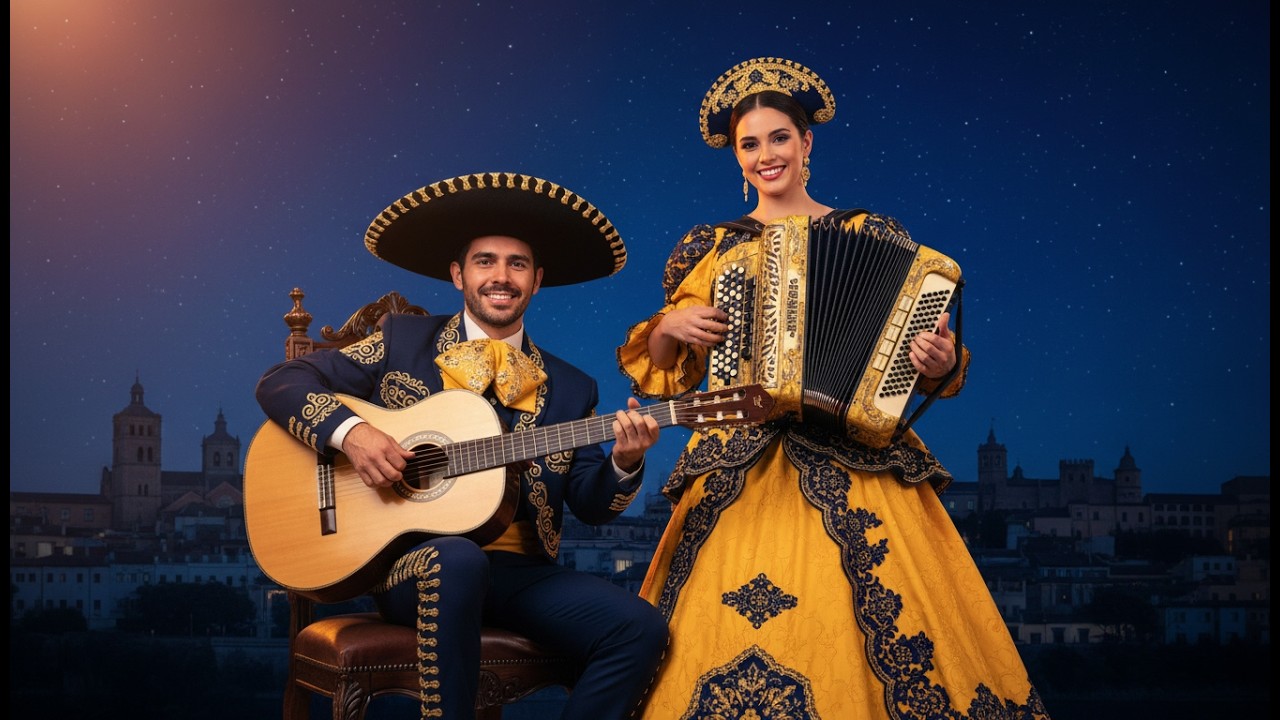 Joyas del Ayer Mariachi Latino para Noches de Paz | Guitarra y Acordeón
