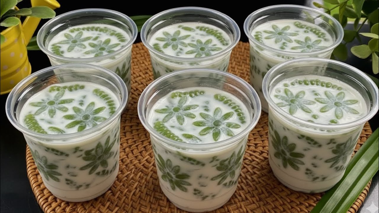 Dessert Segar Aroma Pandan Kenyal Kenyil Enak Banget Bikin Nagih😍
