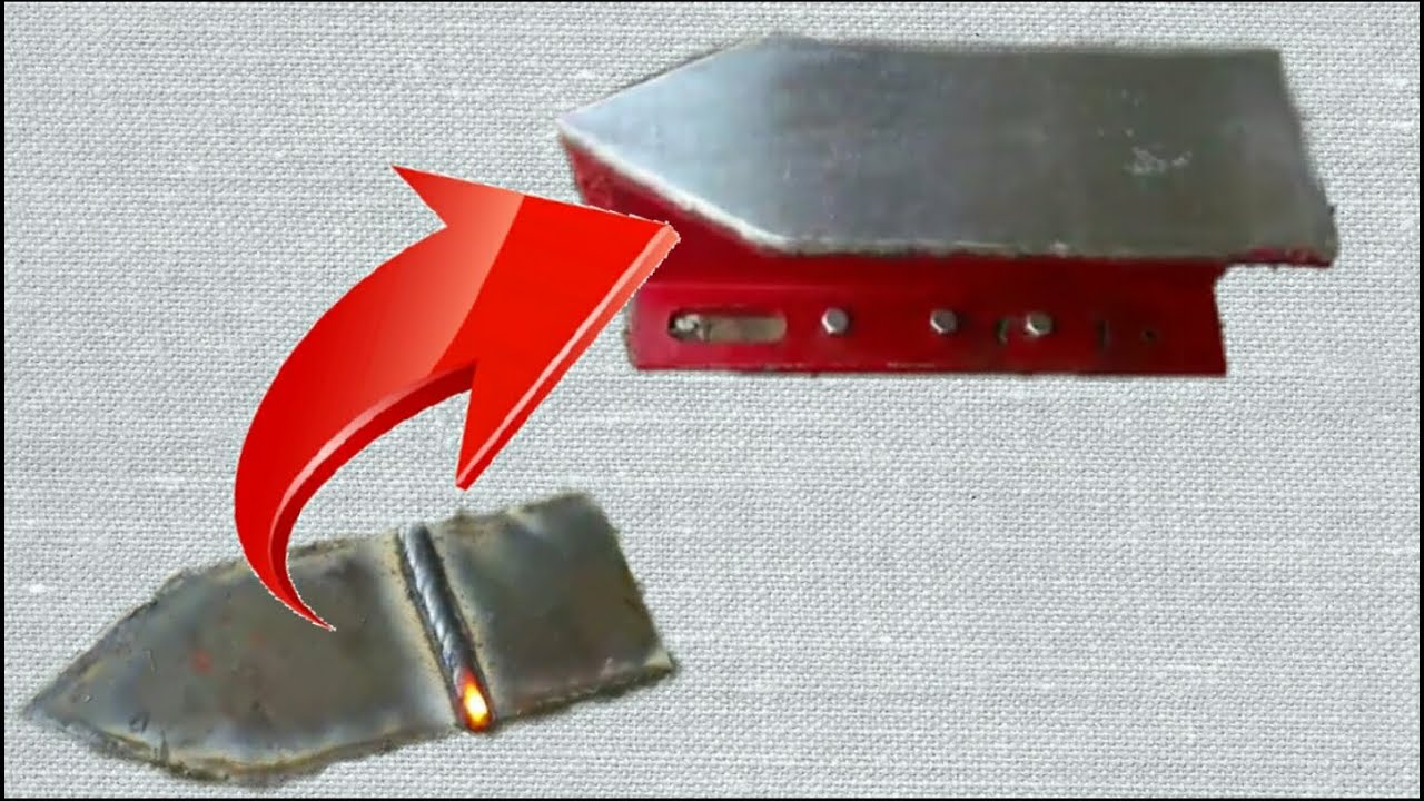 صنع أفضل سندان من بقايا الحديد  Make the best anvil from iron scraps