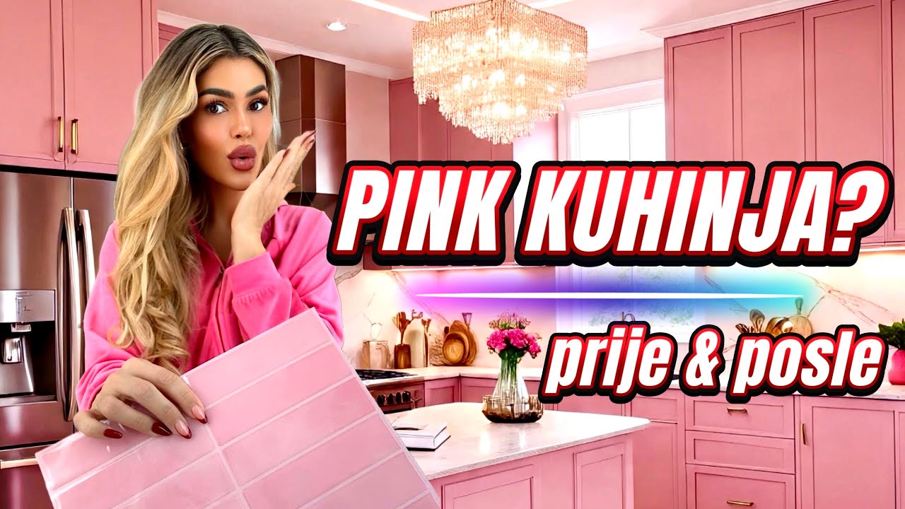 Moja nova ROZA KUHINJA 🩷 Renovacija + Dekoracija