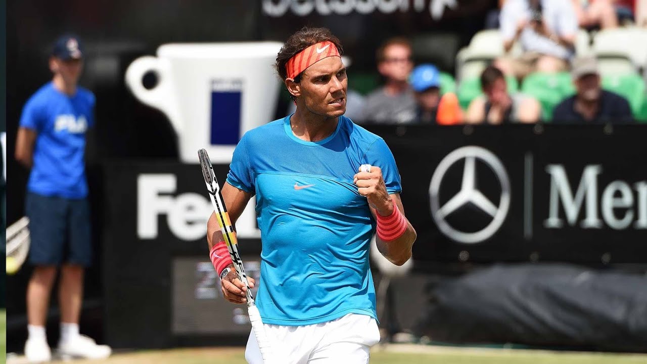 Rafael Nadal vs. Gael Monfils- Semifinal Stuttgart 2015 [HD] [Highlights]