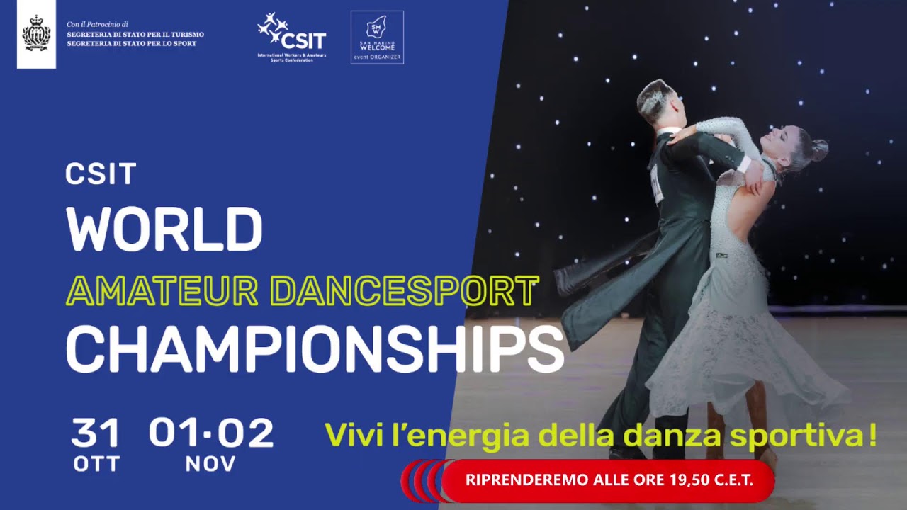 Dancesport Heritage Live Stream - CSIT World Amateur Dancesport Championships 2025