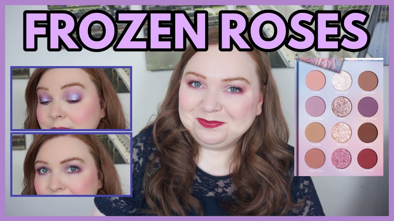 MEXMO FROZEN ROSES 🌹💜 | SWATCHE PORÓWNANIE DO INNYCH PALET | 4 MAKIJAŻE