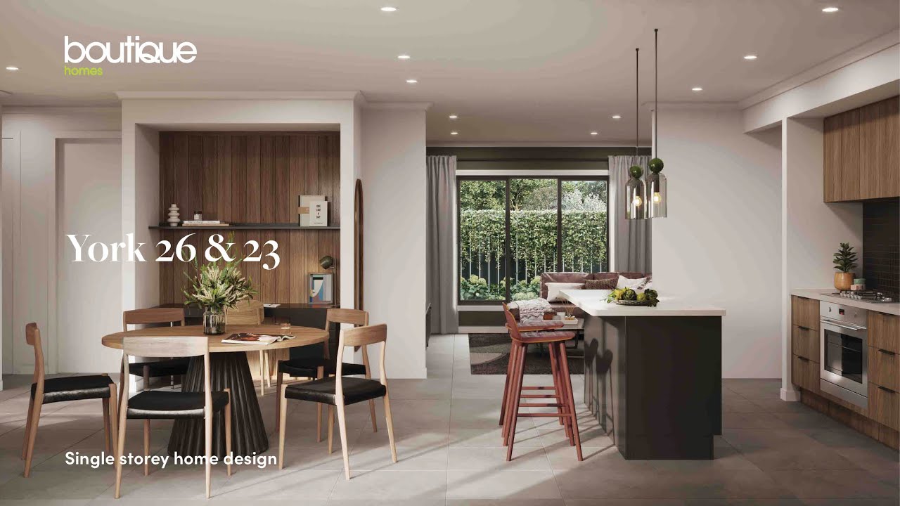 Functionality meets style in the York 26 & 23 floorplan