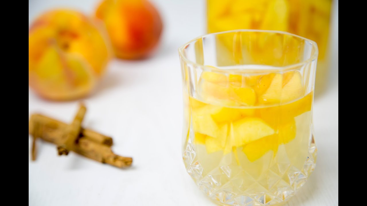 Cómo hacer Ponche  de melocotón. RECETA FÁCIL.