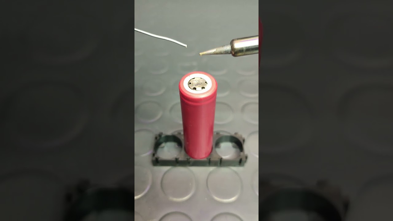 How to solder li-ion battery without overheating