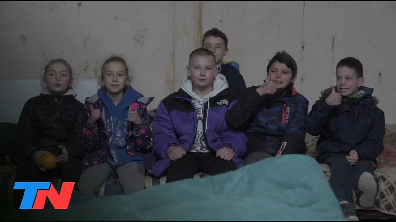UCRANIA I Bajo las bombas los niños hablan de la guerra y piden por la paz