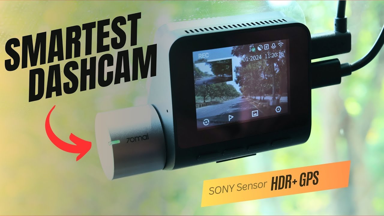 Smartest Dashcam for Cars with AI & SONY Sensor (3K HDR + 60fps) | 70mai A510 Dashcam