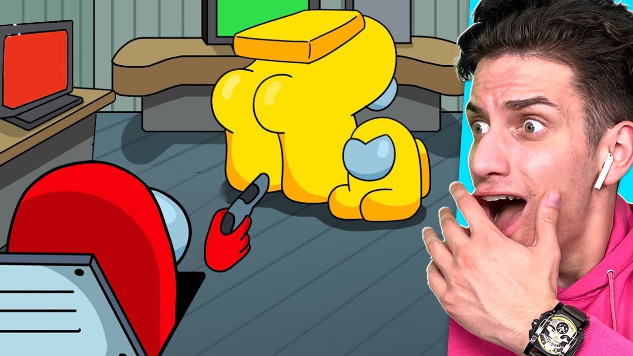 Among Us VIRAL TIKTOK BAD TIMING ANIMATIONS! (Try Not To LAUGH Challenge)