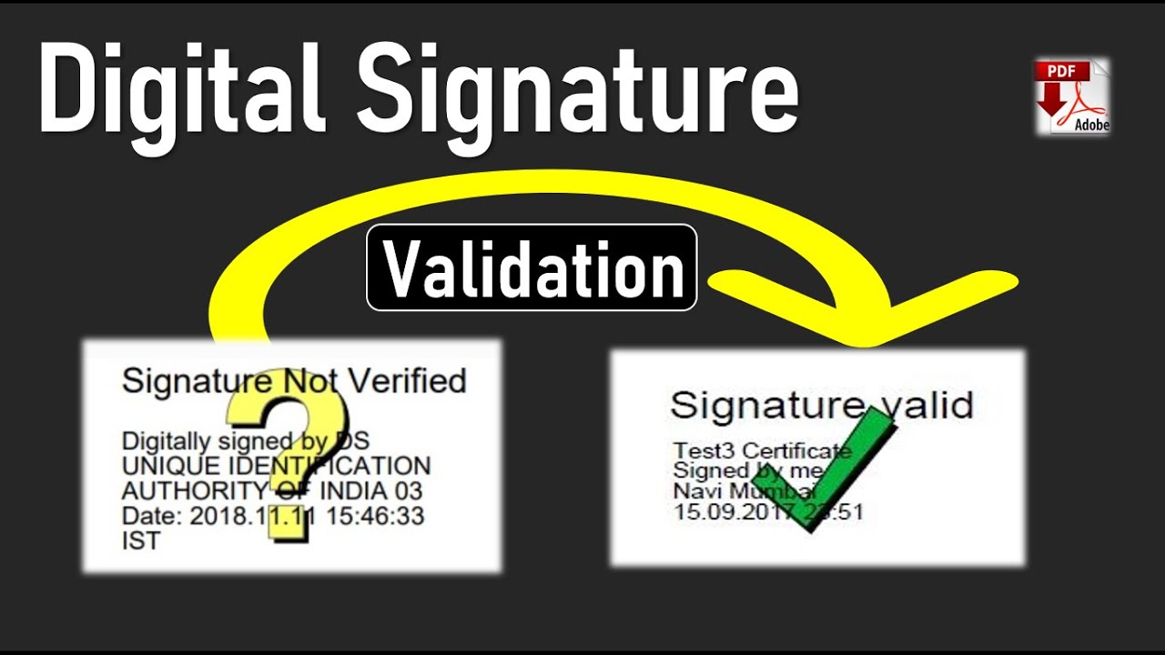 how to validate digital signature in pdf file, DSC validation process  in TDS form 16 | IPTM